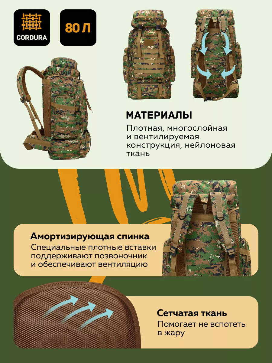 Армейский тактический рюкзак